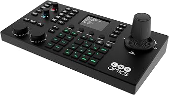 PTZOptics SuperJoy NDI, IP and Serial PTZ Camera Joystick Controller with Large LCD Screen, Basic Plus and Matrix Modes