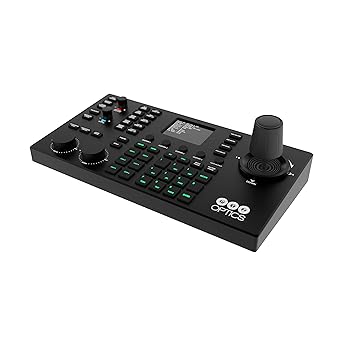 PTZOptics SuperJoy NDI, IP and Serial PTZ Camera Joystick Controller with Large LCD Screen, Basic Plus and Matrix Modes