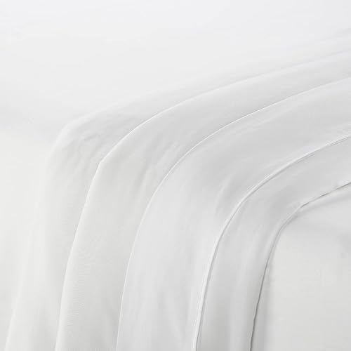 Miniatura 3 de SERTA Simply Clean - Juego de sábanas de 4 piezas con bolsillo profundo, hipoalergénicas, resistentes a las manchas, tamaño King, color blanco sólido