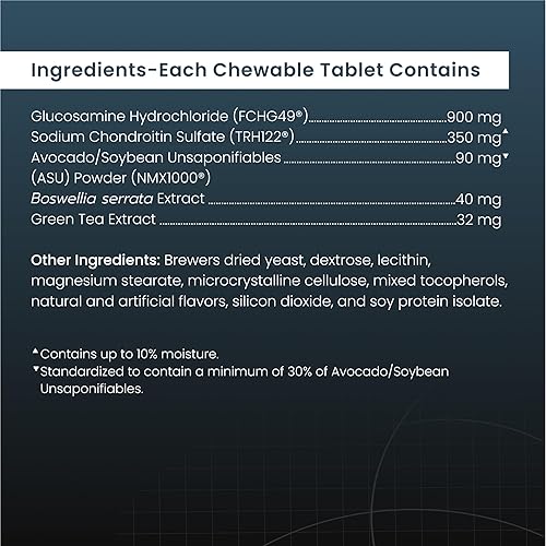 Miniatura 7 de Tabletas para perros Nutramax Dusaquin, 150 unidades