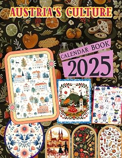 Austria's Culture Calendar 2025: 365 days From Jan to Dec 2025, with 12 Photography Vintage Country For Adults| Perfect for Vintage Country Lover to Planning and Organizing