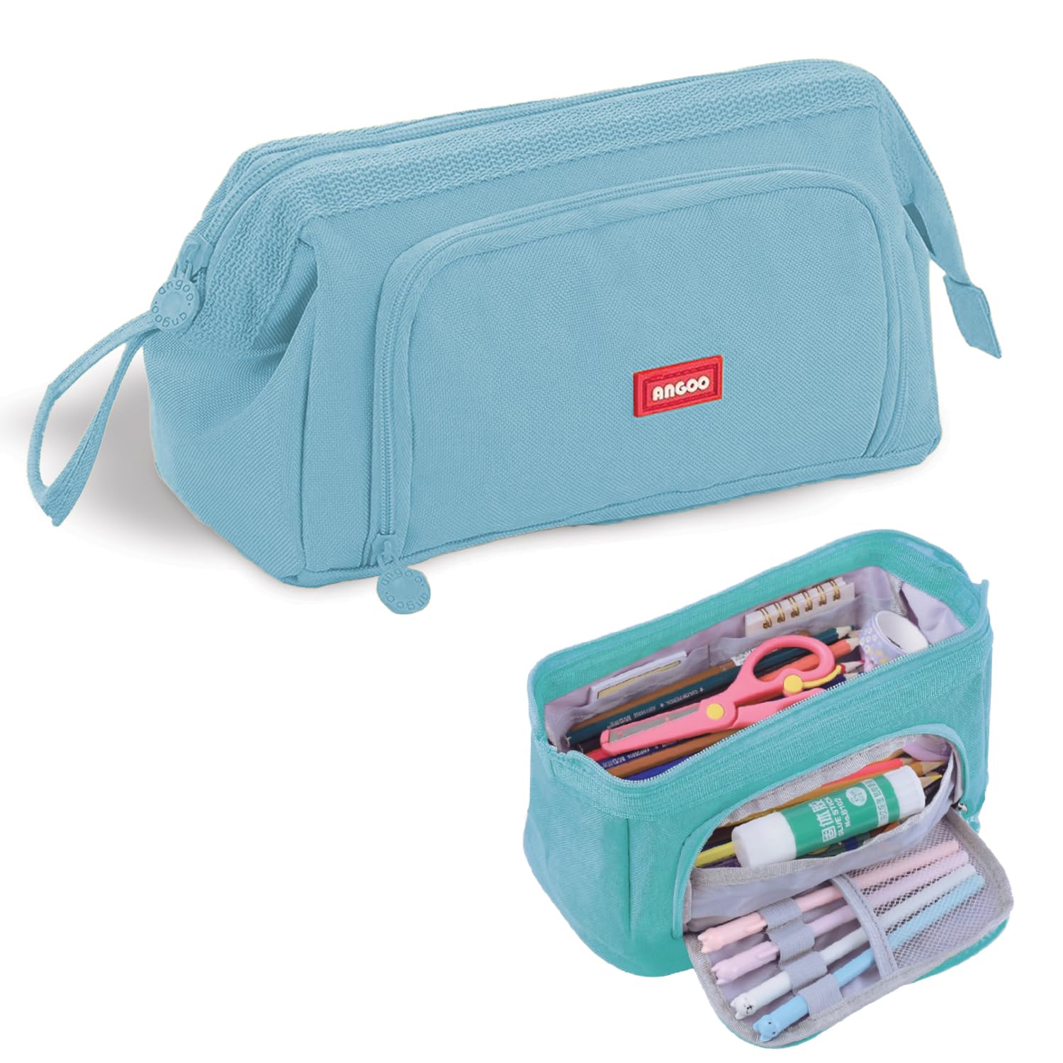 Party Propz Polyester Blue Large Capacity Pencil Pouch for Boys - Pencil Case Pouches for Stationary Aesthetic Pencil Case Pouches for Travelling Multipurpose Pouches for Women Pouches for Women (B0CQP7KLZM) Amazon Price History, Amazon Price Tracker