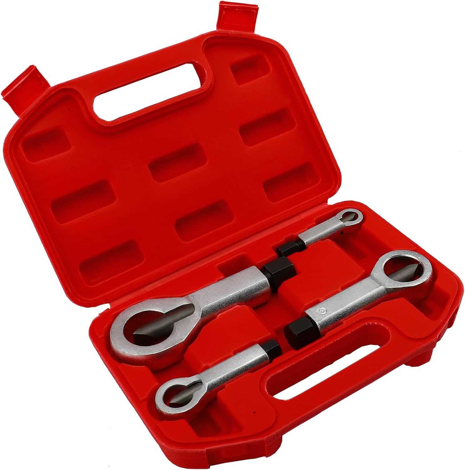 Metal Nut Splitter Cracke (4 Pack), Heavy Metal Duty Nut Splitter Pressure Nut Splitting Tools for Removing Broken Nuts
