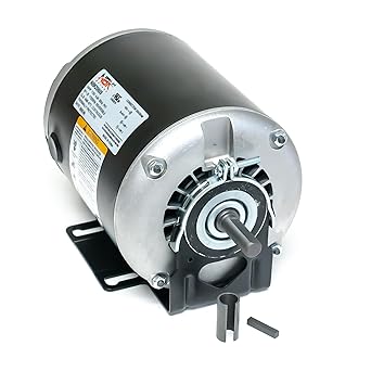 NBK 20609 Belt Drive Motor 1/4 HP 1725 RPM 115 Volts Replacement for GF2024