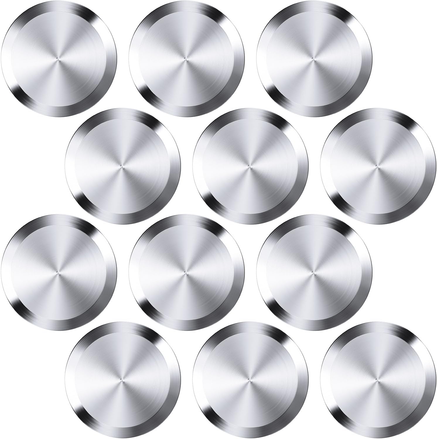 Hotop 6 Pcs 1.5 Inch Sanitary Fitting Cap Stainless Steel 304 Pipe End Caps Blind Triple Sanitary Clamps for Dairy Food Wine Beverage Cosmetics Engineering
