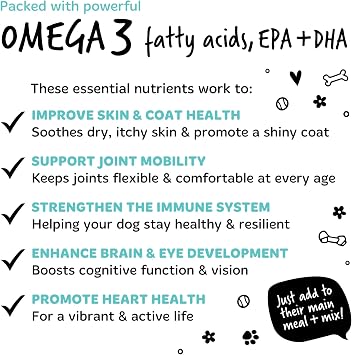 Bugalugs Cod liver Oil for Dogs & Cats, EPA & DHA, Fish Oil for Dogs Skin & Coat dog supplements health supplies for dogs more omega 3 for dogs than salmon oil for dogs uk (255ml, Cod Liver Oil)