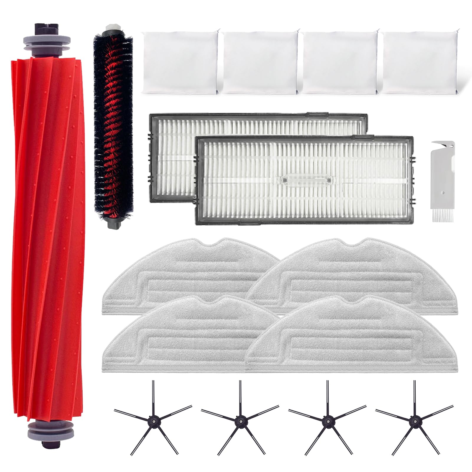 DAZZLEEX Set Di Manicotti In Gomma Per Roborock – 3 Pezzi, Compatibile Con S8 Pro Ultra/S7 Max Ultra/Q Revo E O35, Sostituzione Facile