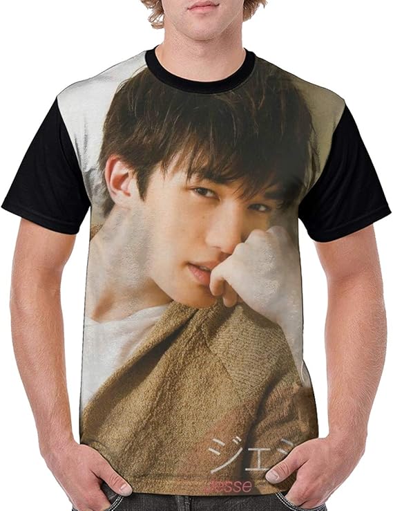 Amazon Co Jp Sixtonesストーンズ ジェシー 2 メンズ 半袖 カットソー シンプル おしゃれ 3d Tシャツ カジュアル ファッション 丸襟 柔らかい おおきいサイズ 快適 プリント 半袖のtシャツ 吸水速乾 はワンマンデザインのtシャツ ファッション