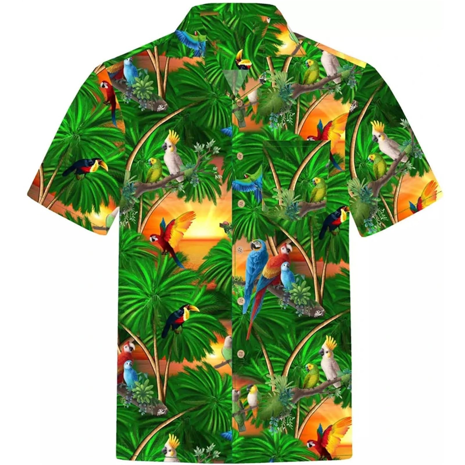 Chemisiers imprimés floral surdimensionné hommes plage violet