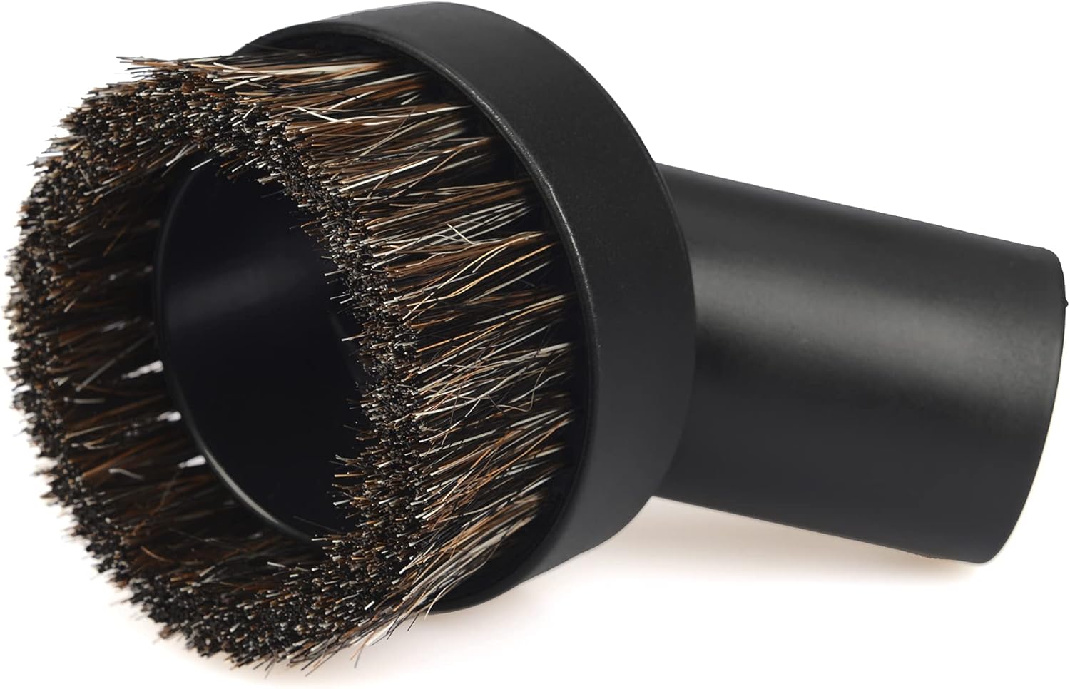 25mm Long Horse Hair With Universal Connector for 25mm/1", 32mm/1-1/4", 35mm/1-3/8" Hose, 1.25 Inch Small Round Dust Suction Brush Vacuum Brush Attachment Soft Bristle Cleaner Replacement With Adapter : Home & Kitchen