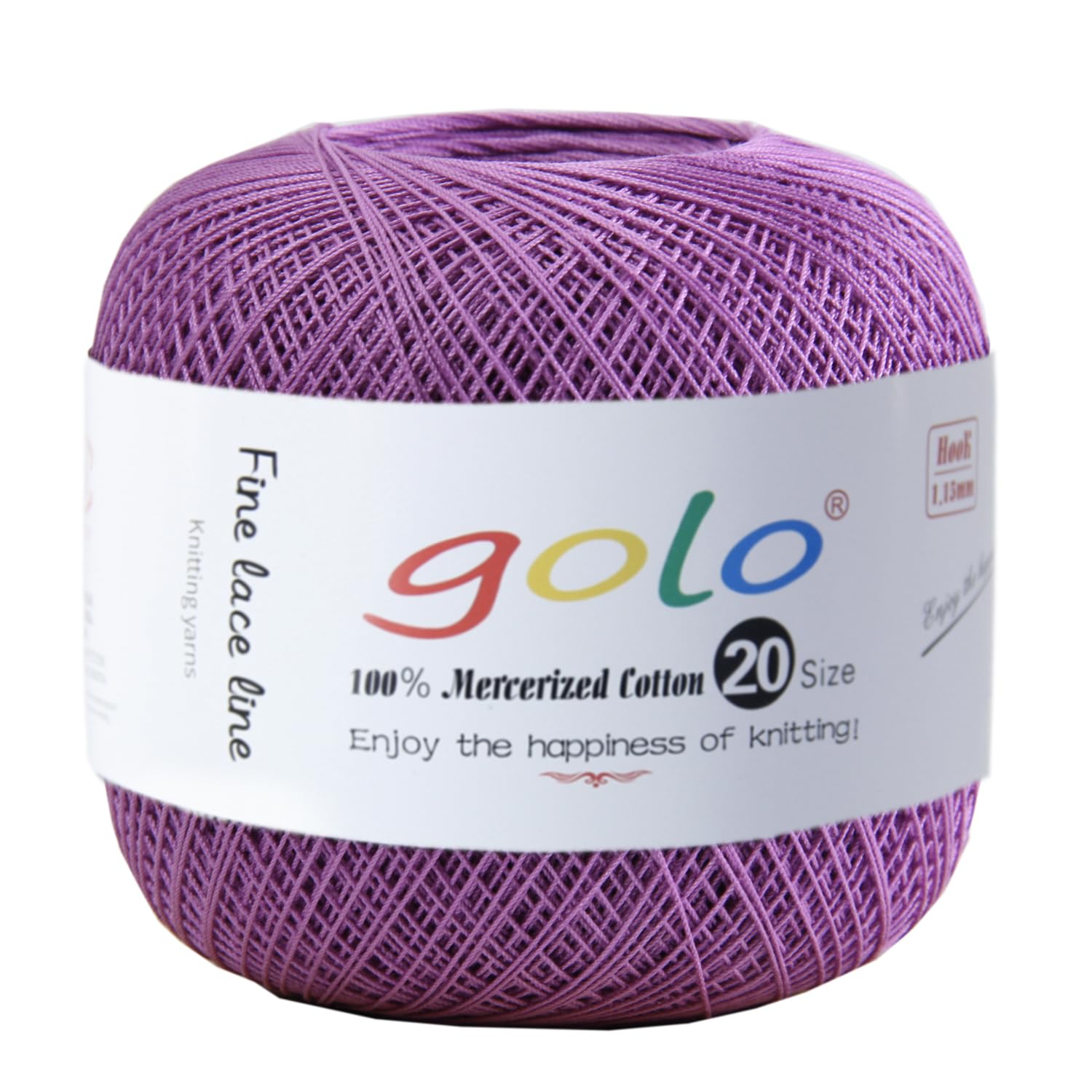 golo Crochet Thread Size 20 Yarn for Hand Knitting Embroidery Thread — image 1