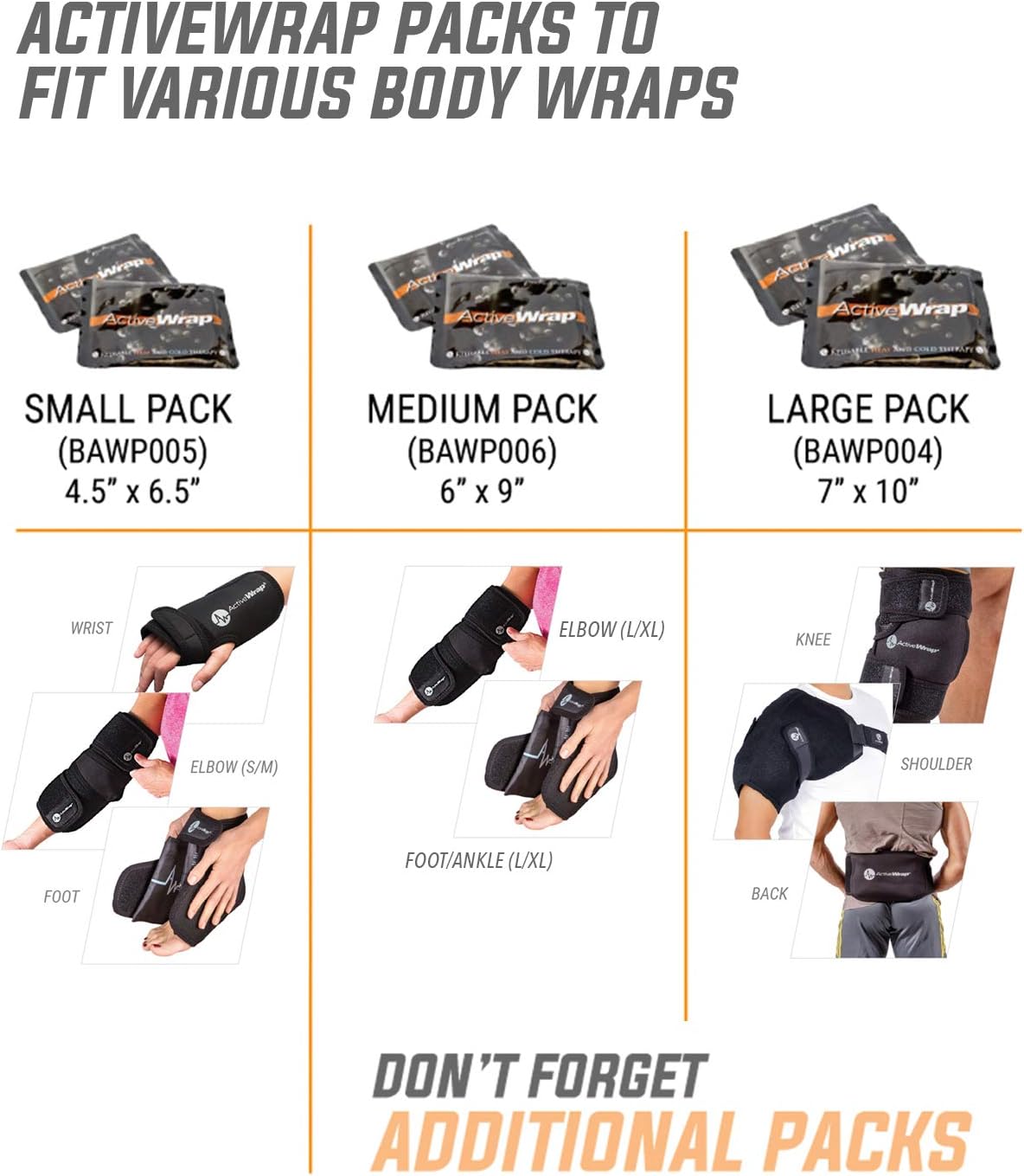 Top Brands ActiveWrap Hot & Cold Ice Packs - Reusable, Flexible, Leak Proof Design for Shoulder, Back, Knee Wraps - Large 7x 10 Promo Discount Up To 70% Off ActiveWrap Hot & Cold Ice Packs - Reusable, Flexible, Leak Proof Design for Shoulder, Back, Knee Wraps - Large 7x 10