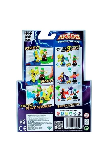 Foto 8 de 8 de Akedo Leyendas Powerstorm - Caja de Duelo para 2 Combatientes en Miniatura y 2 mandos de Combate Buster…