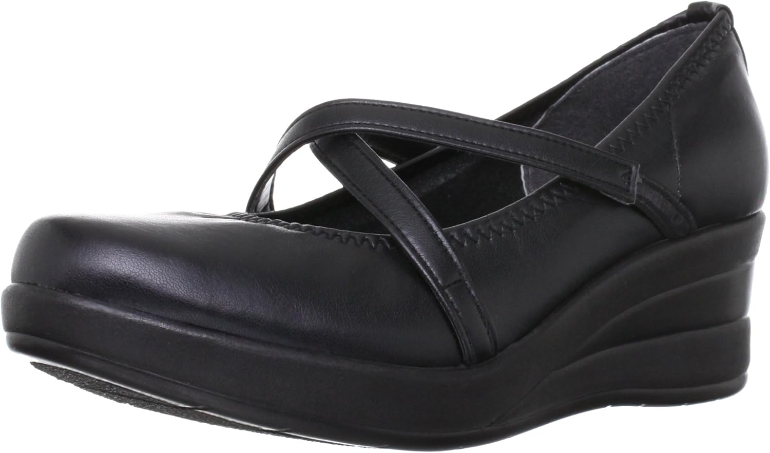 [ファーストコンタクト] 日本製 美脚 カジュアルパンプス レディース ウエッジソール IM39048