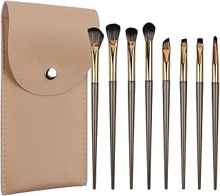 Juego de 8 brochas para sombra de ojos, 8 cab...