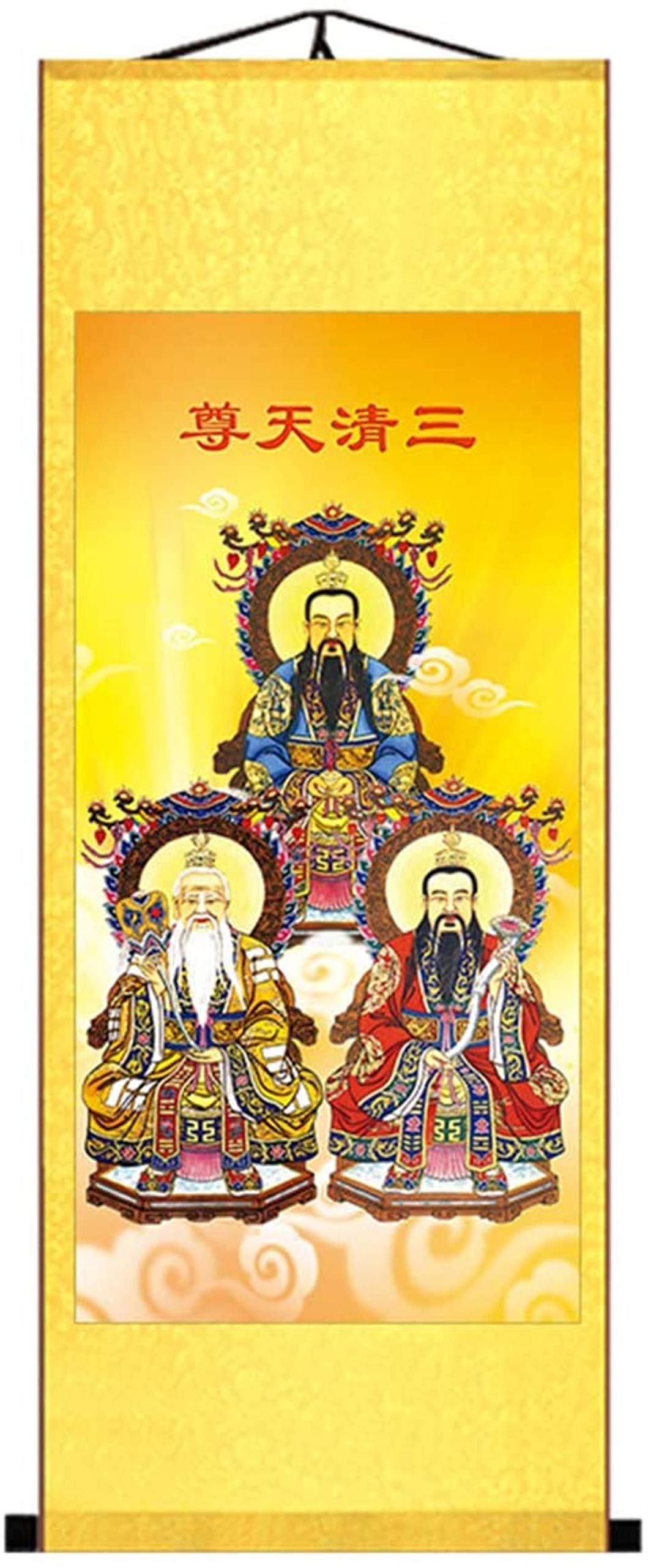 Décoration Murale Chinoise Style Taoïsme pour Salon Zen et Lumineux