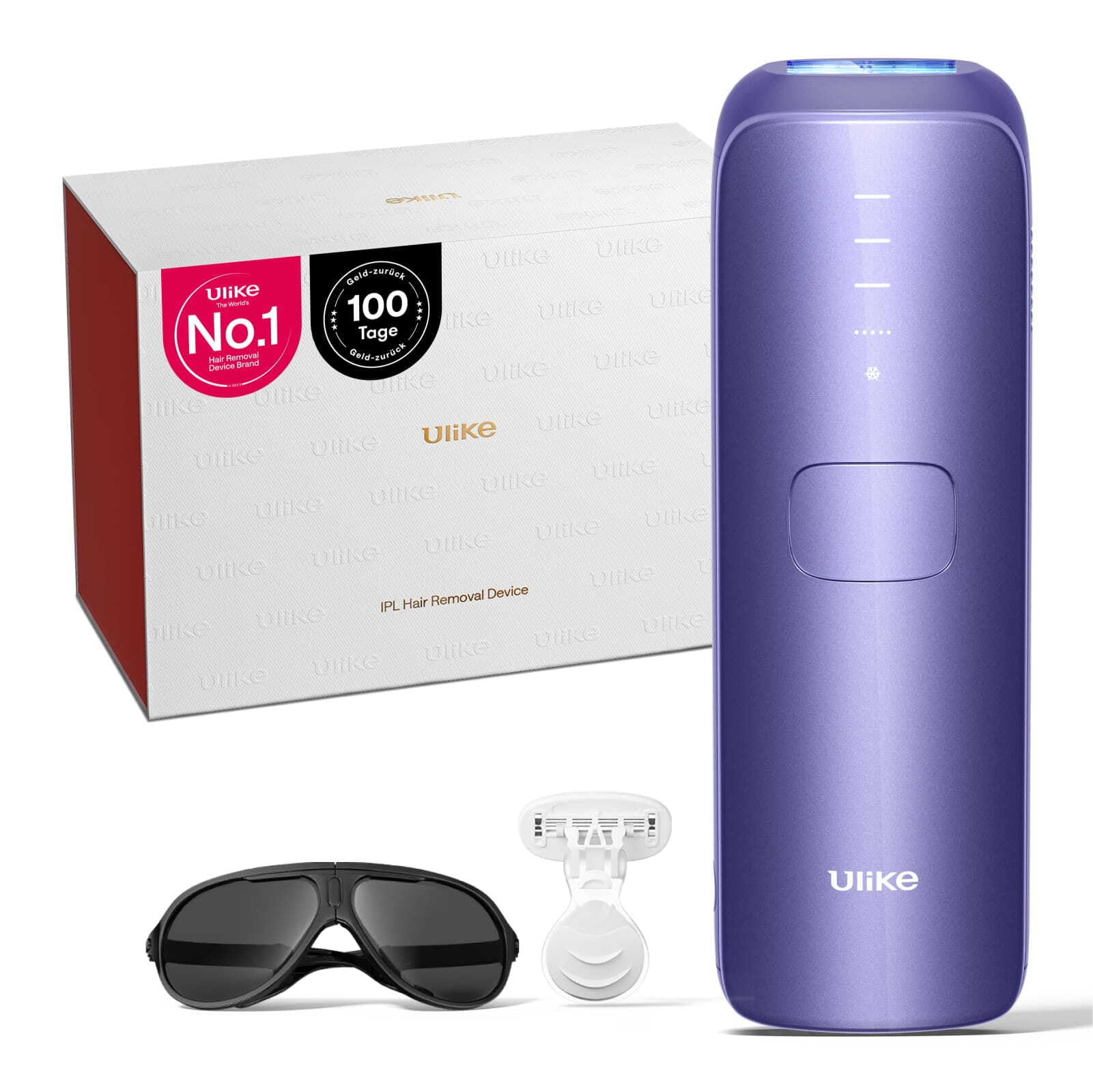 Ulike Air 3 Depiladora Laser para Mujeres y Hombres – Laser Depilación con Refrigeración Ice Cooling, Casi Indoloro y Resultados Duraderos, Ideal para Cuerpo y Rostro, Morado