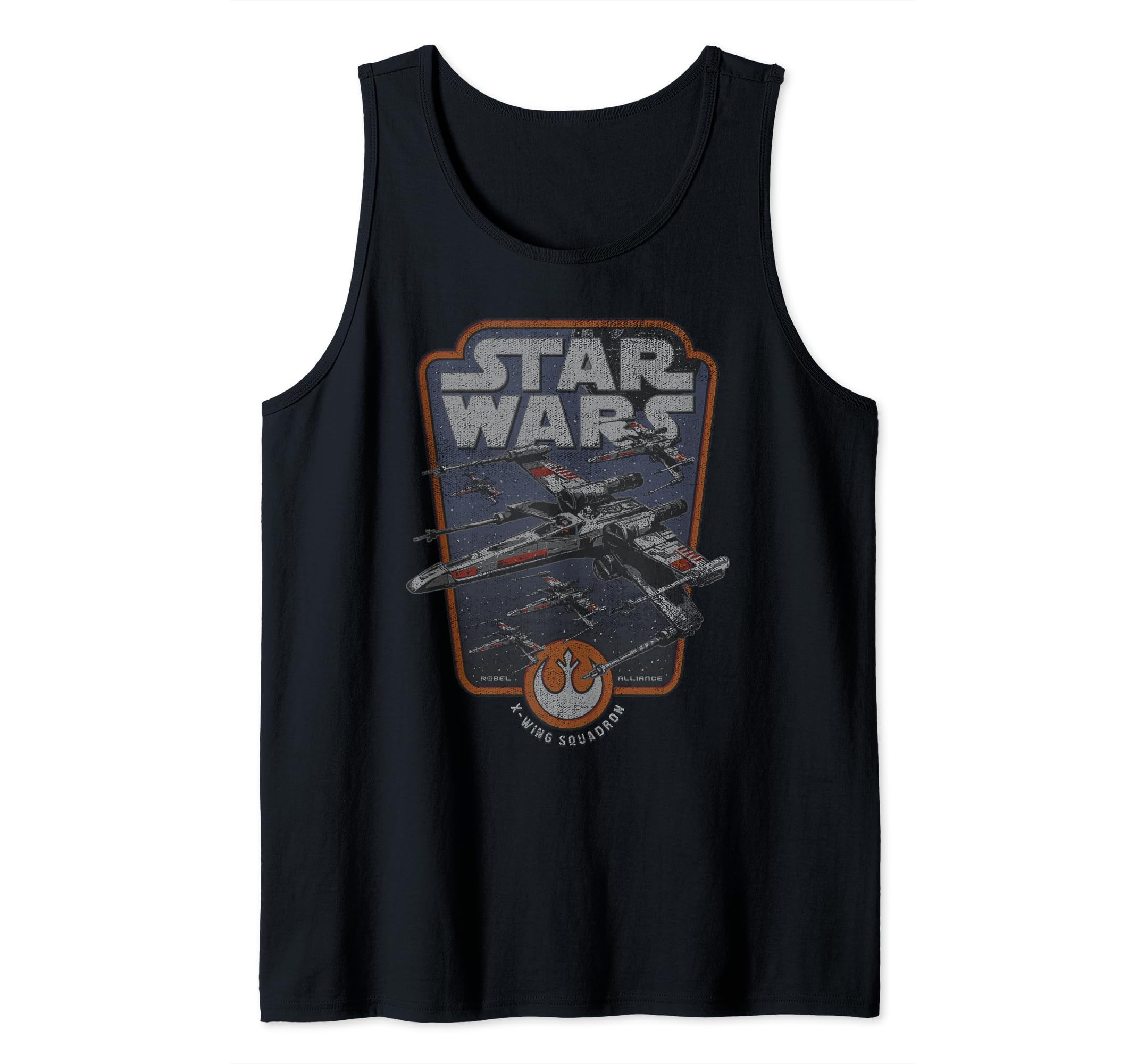 Star Wars X-Wing Red Squadron C1 Tank Top, Black