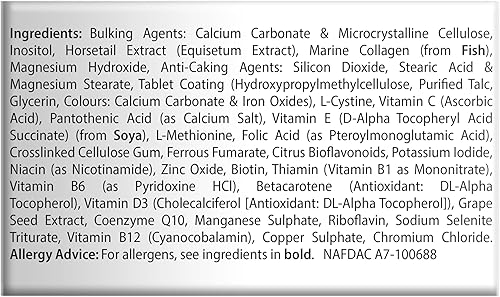 Miniatura 4 de Perfectil Vitabiotics Multivitamínico | Fórmula para el crecimiento y engrosamiento del cabello | Apoya el cabello más grueso y saludable | Vitamina