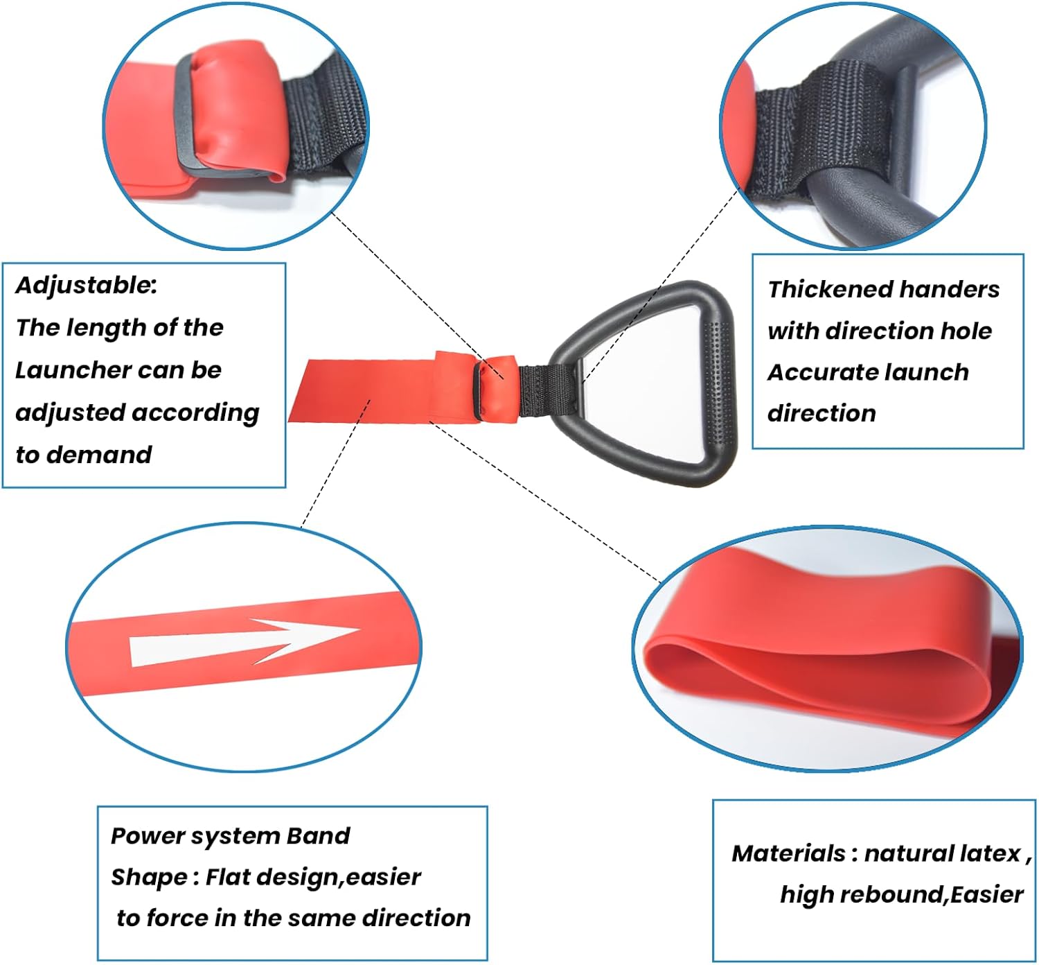 Water balloon launcher slingshot for adult Toys heavy duty human kit t shirt/Potato launcher catapult and water cannon as rocket launcher(Balloons not include)