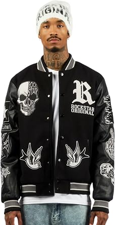ROCKSTAR ORIGINAL Men's Vidar Varsity Jacket