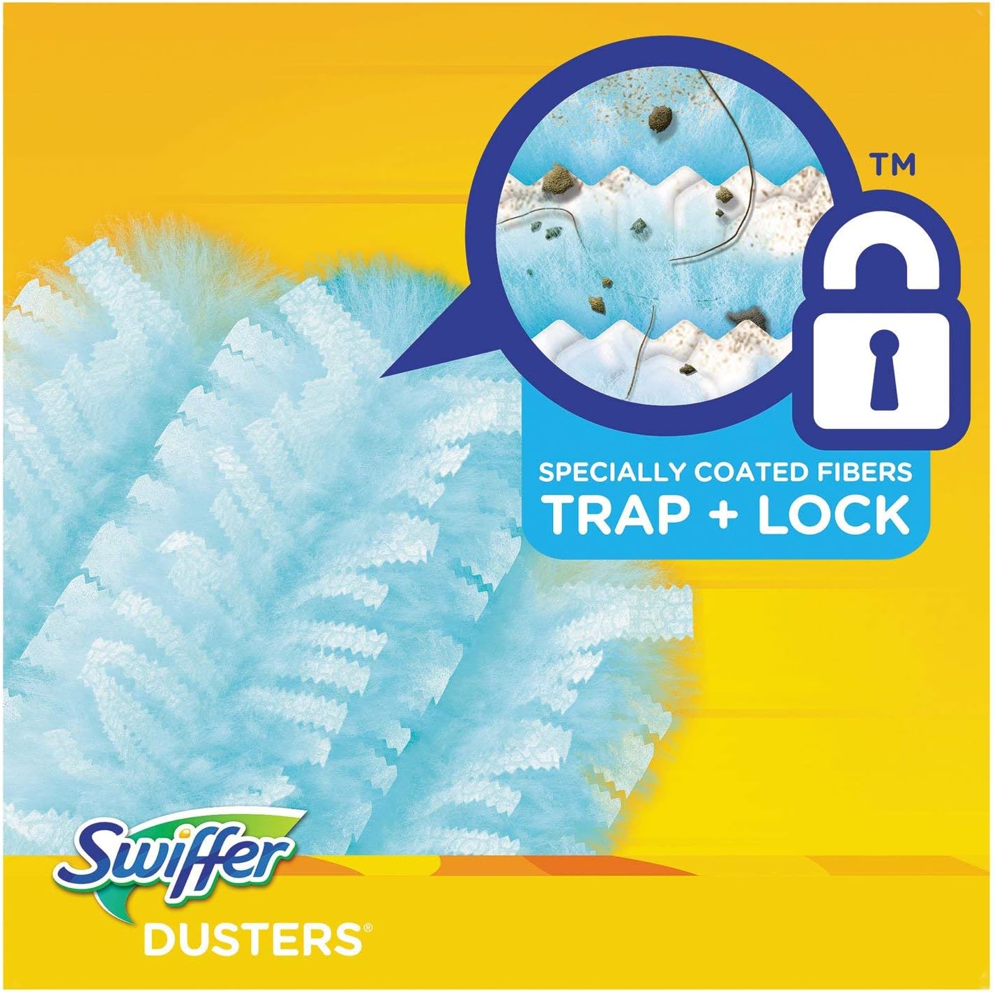 Up To 50% OFF Swiffer 21459CT Refill Dusters, Dust Lock Fiber, Light Blue, Unscented, 10/Box, 4 Box/Carton