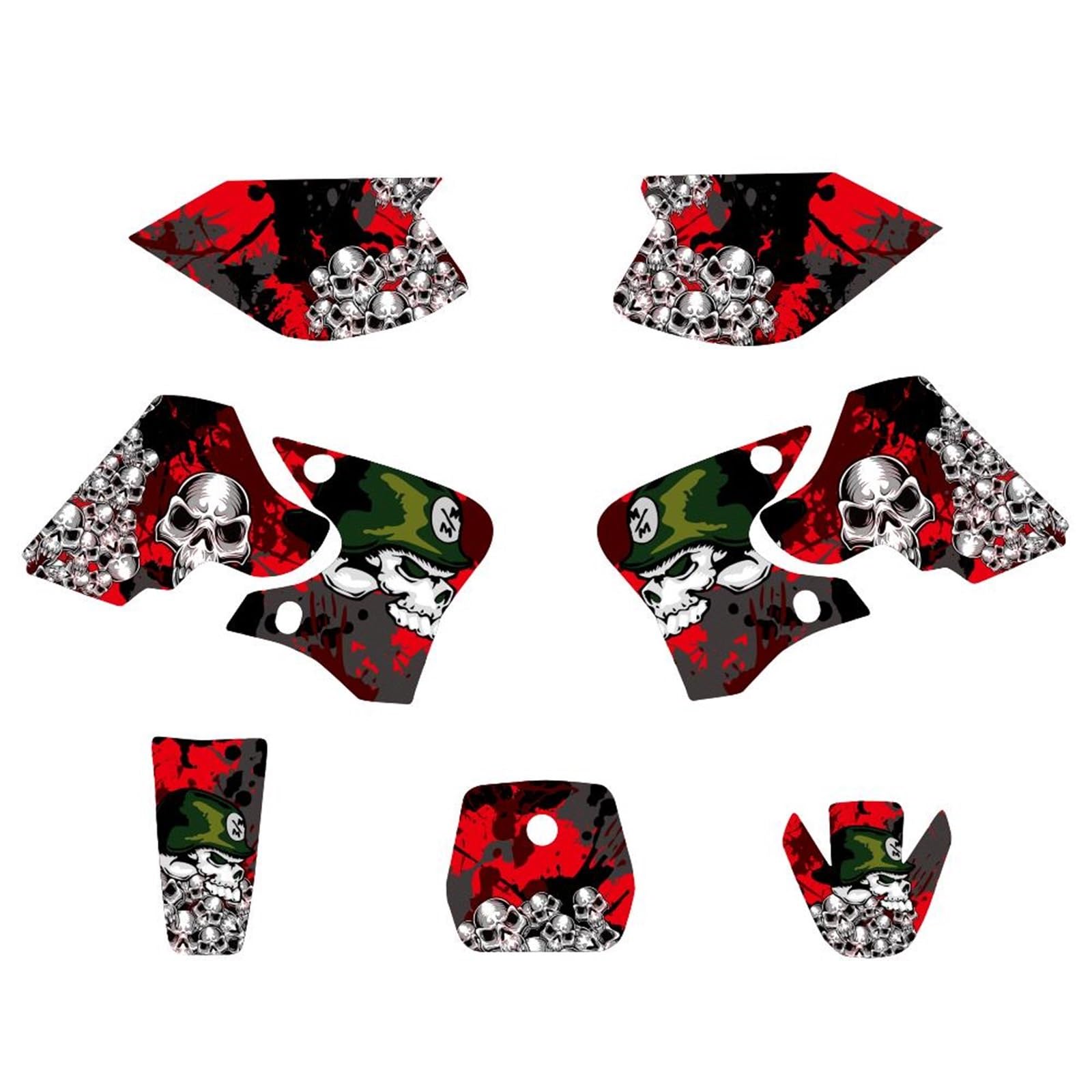for Yamaha TTR90 2000–2007 – Full Graphics Kit, Off-Road Dirt Bike Stickers 2006 2005 2004 2003 Complete Decal Set