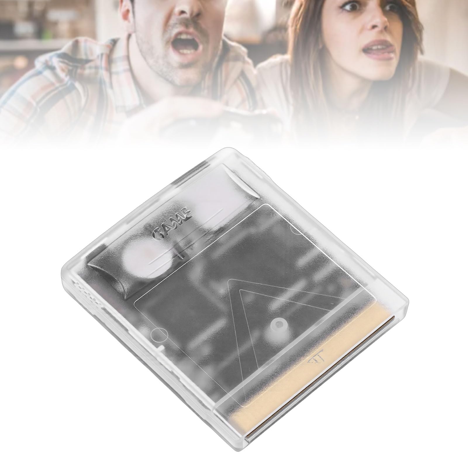 Carte Mémoire Intégrée de 8 Go pour Gameboy Color et Gameboy Advance, avec Prise en Charge de MBC1 MBC2 MBC3 MBC5, Jeu Rétro Multifonctionnel pour Jeux Classiques (Blanc Transparent)