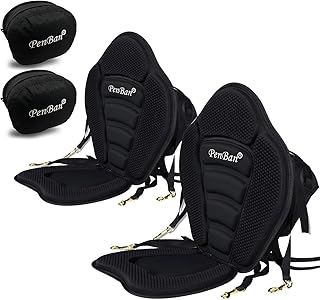 Universal Deluxe Kayak Seat Cushion with Storage Bag for Kayak