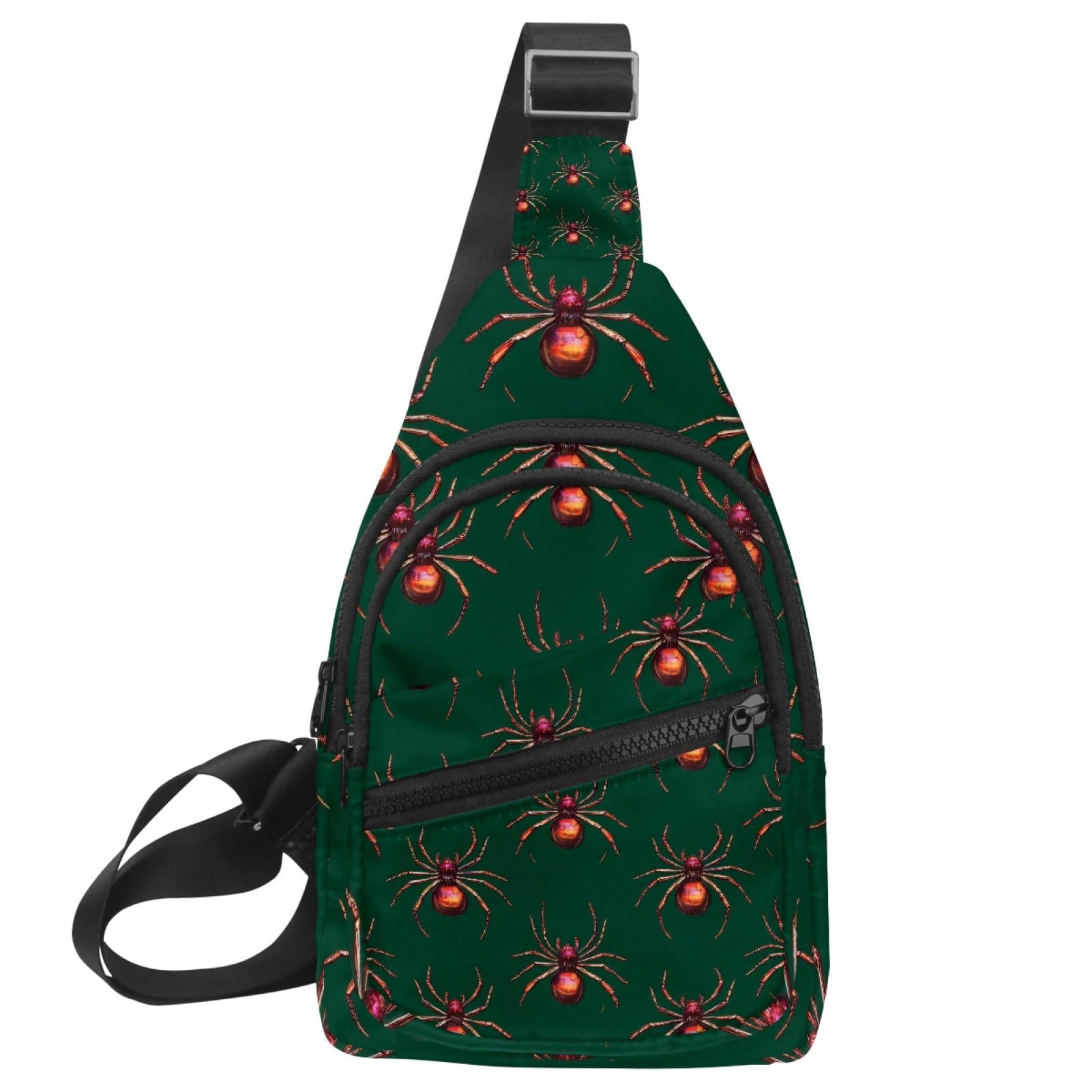 Sac de running araignée rouge avec sangle réglable ajustable sport - 7