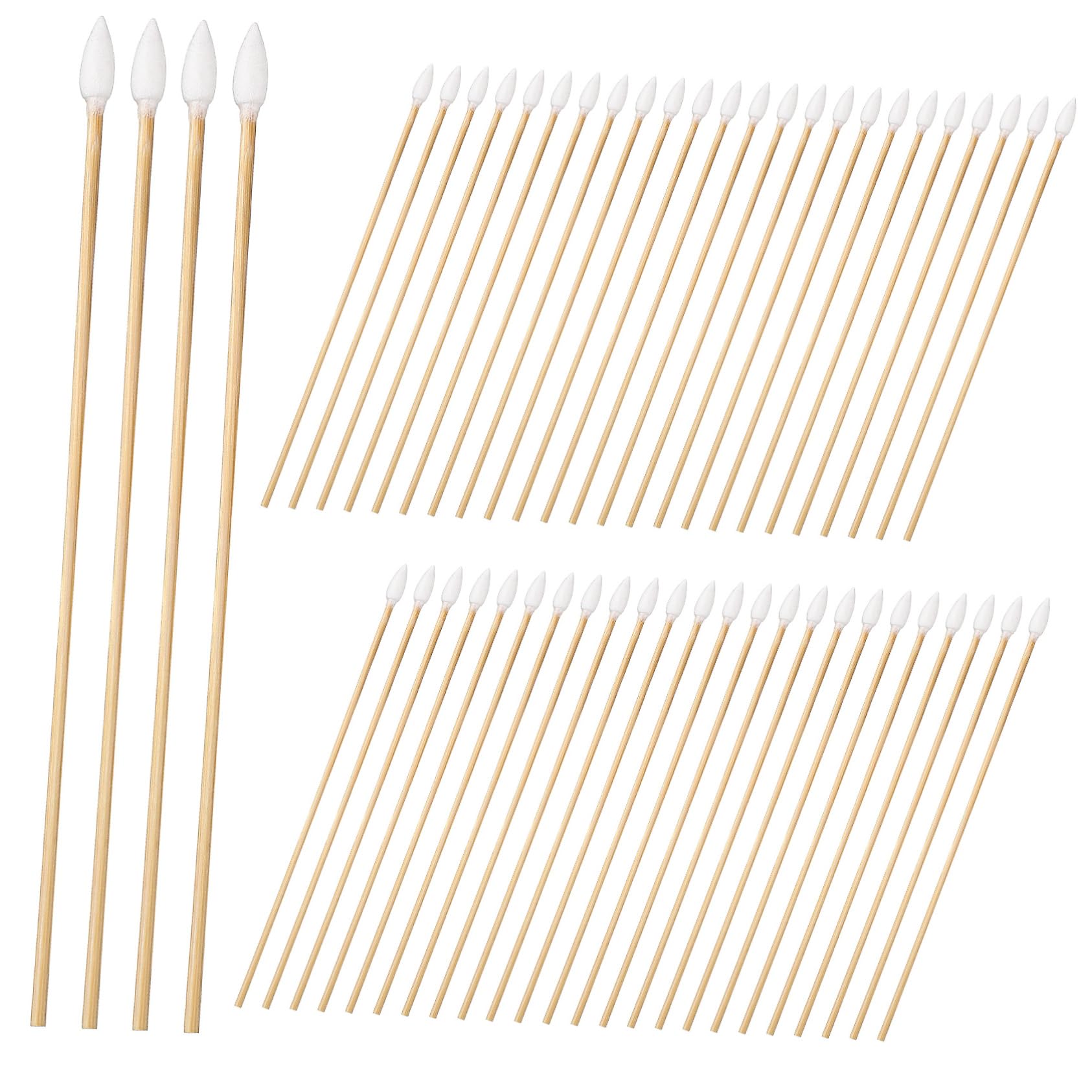 Beavorty 2500 Piezas Bastoncillo De Algodón Hisopos De Oído Hisopos Desmaquillantes De Ojos Punta De Algodón Botones De Limpieza De Oídos Bastoncillos De Algodón Hisopos De Limpieza Madera