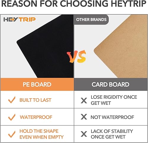 Miniatura 2 de HEYTRIP Organizador grande para maletero con bolsa térmica integrada a prueba de fugas, 2 correas de amarre, 4 divisores extraíbles, cubierta