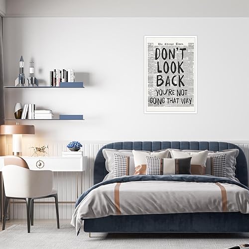 Miniatura 5 de Pósteres retro en blanco y negro para pared, arte de pared de periódico, póster de cita inspiradora de moda, póster de frase motivacional positiva,