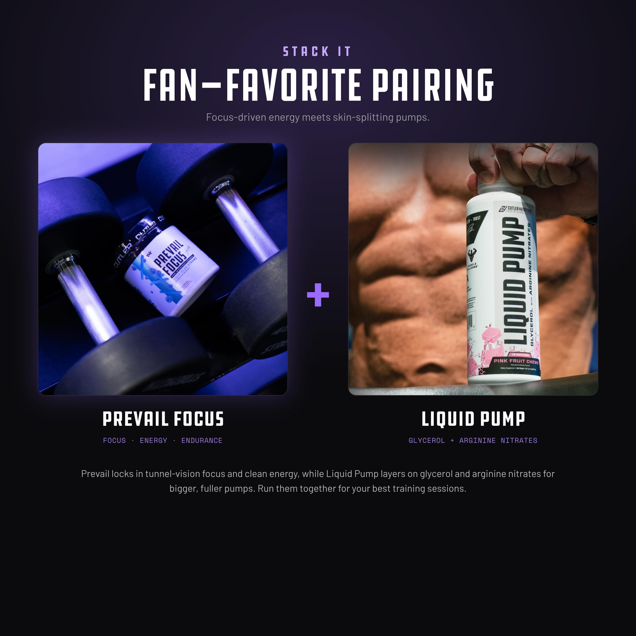 Prevail Pre Workout Powder with Nootropics: Pre-Workout Drink for Men and Women, Cutting Edge Energy and Focus Supplement with L Citrulline, Alpha GPC, L Tyrosine | Sour Rainbow Candy, 40 Scoops — Amazon image 6