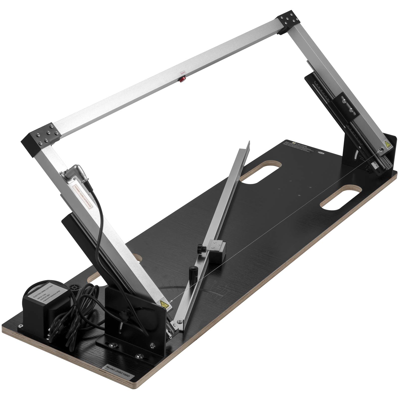 VEVOR Cortador de Alambre Caliente 360 ℃ Longitud de Corte 100 cm Máquina Corte de Espuma de Poliestireno Horizontal y Vertical 220 V Marcado Láser 138 x 35 x 15 cm Mesa de Trabajo de Corte de Espuma