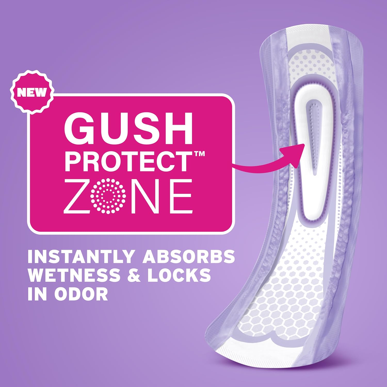 Poise Ultra Thin Incontinence & Postpartum Pads for Bladder Leaks, 7 Drop Ultra Absorbency, Long Length, 22 Count (Packaging May Vary)