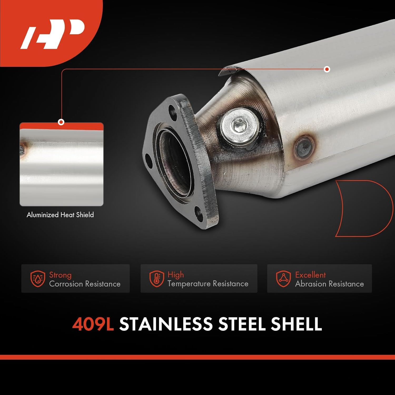 A-Premium Catalytic Converter Kit Direct-Fit Compatible with Honda CR-V CRV 1997-2001, Odyssey 1996-1997 & Isuzu Oasis 1996-1997, 2.0L 2.2L, EPA Compliant