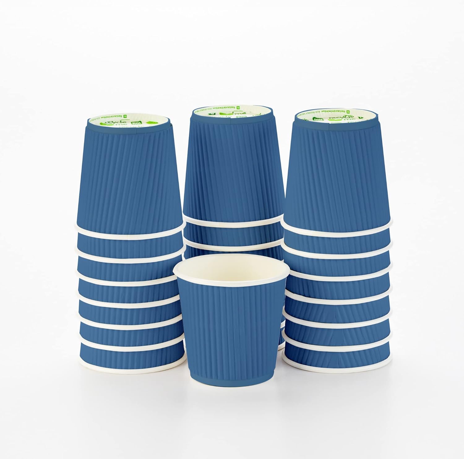 Restaurantware 4 Ounce Disposable Coffee Cups 500 Ripple