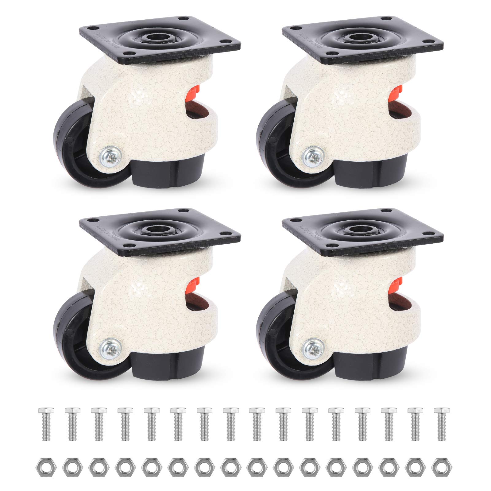 Buy W B D WEIBIDA Leveling Casters Retractable Heavy Duty of 2200 Lbs