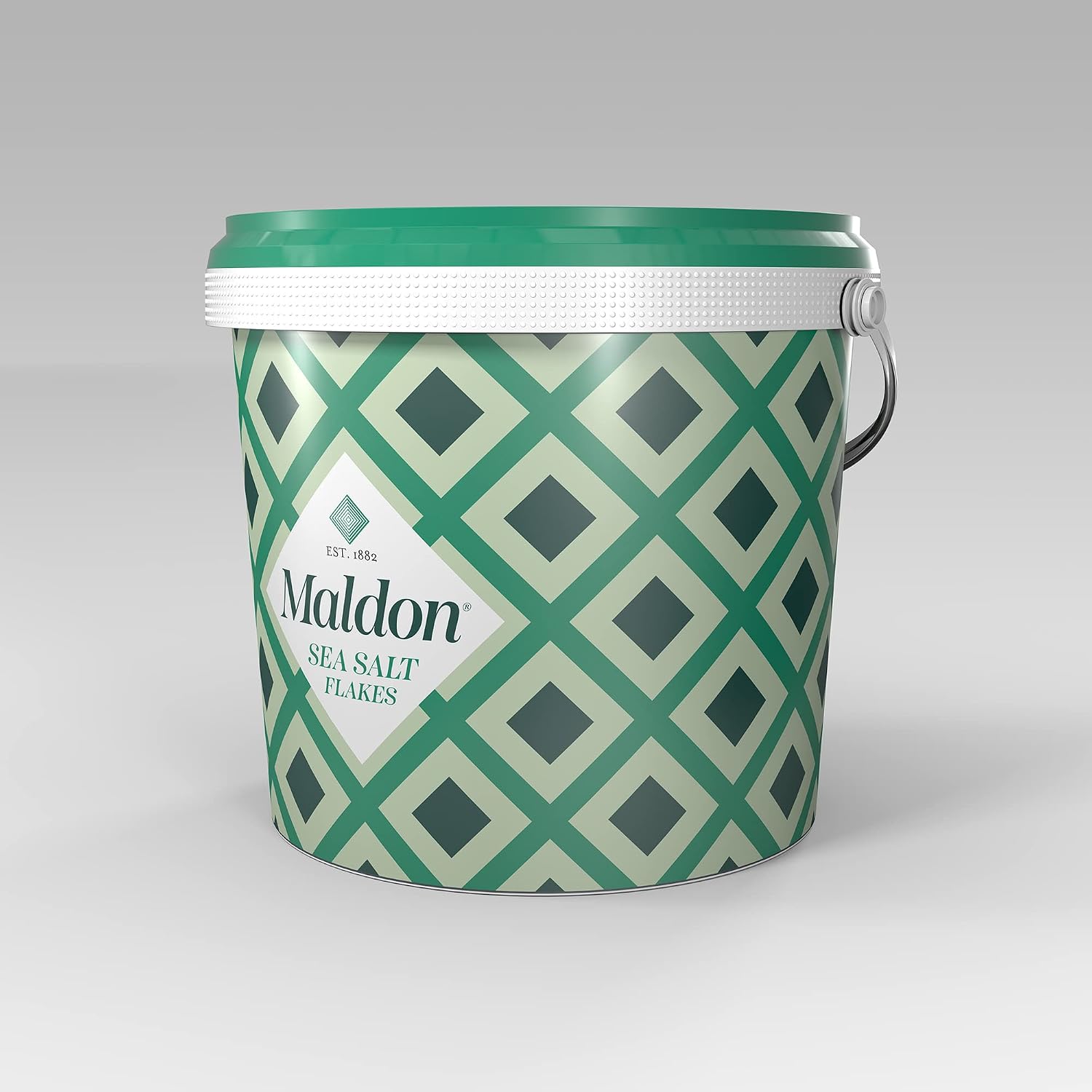 Maldon Salt, Sea Salt Flakes, 3.1 lb, Bulk Tub, Kosher, Natural, Handcrafted, Gourmet, Pyramid Crystals