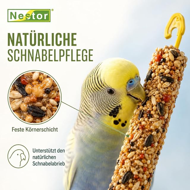 Foto 4 de 6 de NESTOR UN Juego DE GOLOSINAS, Comida para Pájaros, para Loros PEQUEÑOS 510g