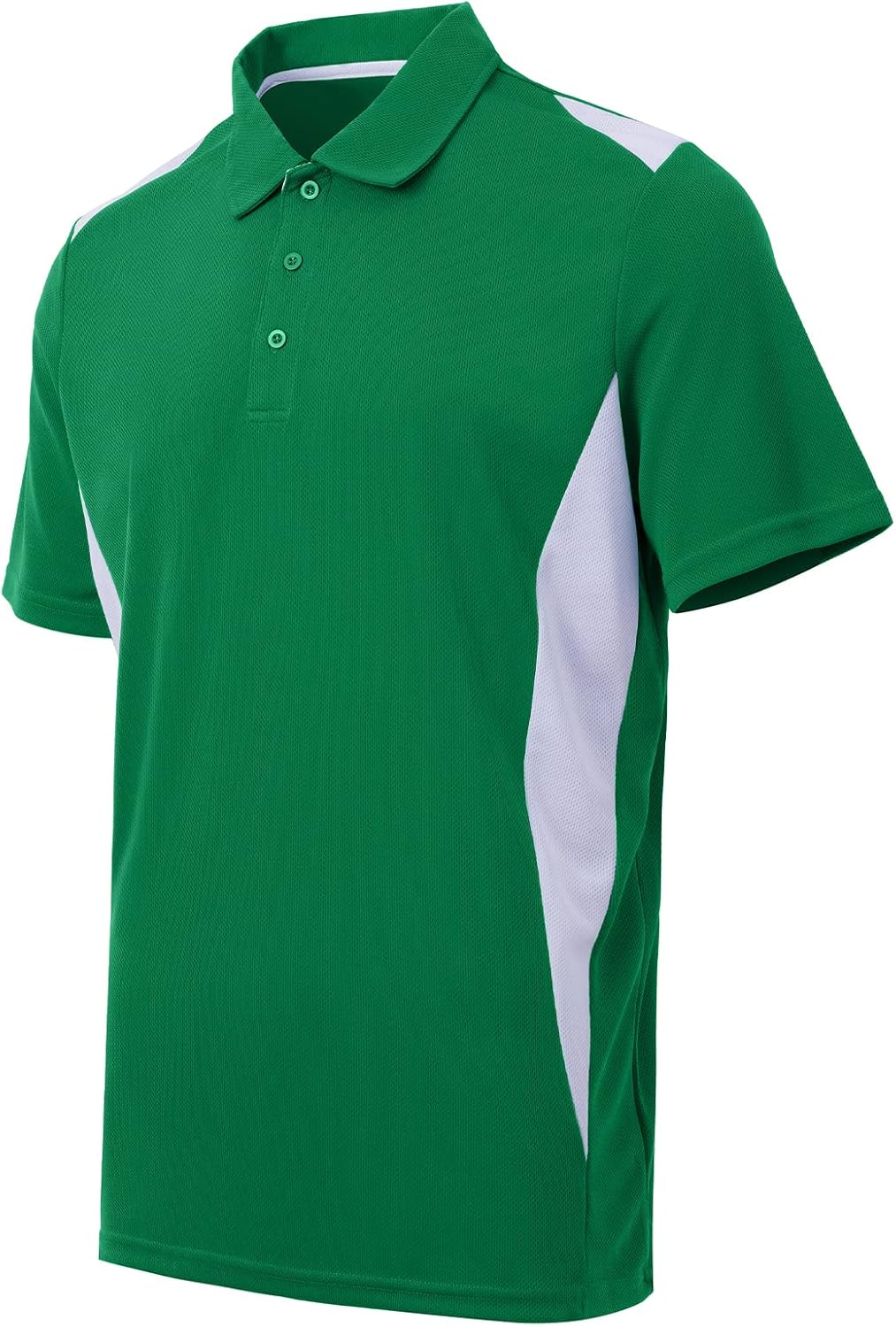 TIHEEN Mens Polo Shirts Short Sleeve Moisture Wicking Preformance Golf Shirts Big and Tall
