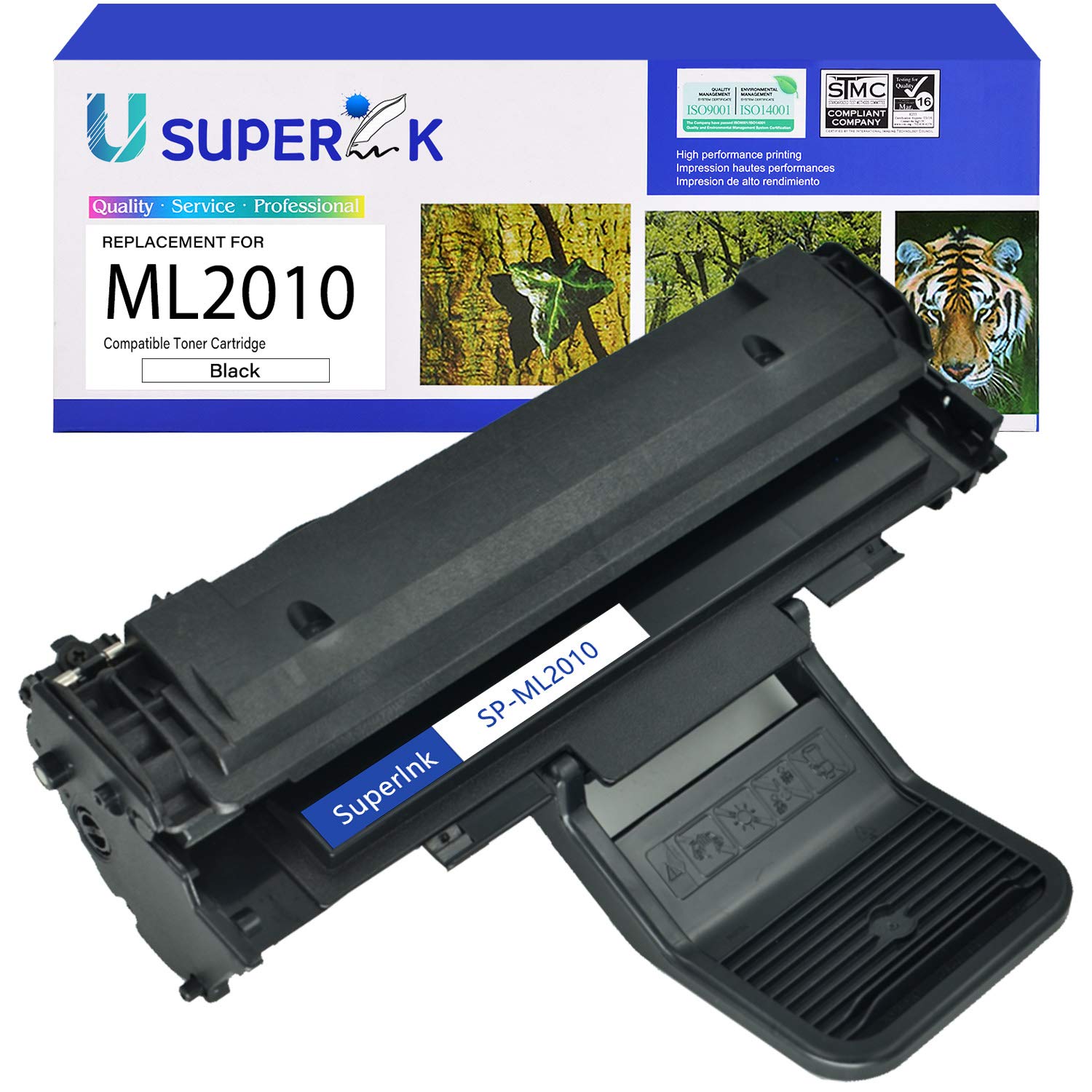 SuperInk Toner Cartridge Replacement Compatible for Samsung ML2010 use with ML-2010 ML-2010D3 ML-2010P ML-2010R ML-2010PR Series Printers (Black, 1-Pack)