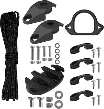 2005 Kayak Anchor Trolley Kit Mounting Hardware for Kayak Canoe Boats Water Sports