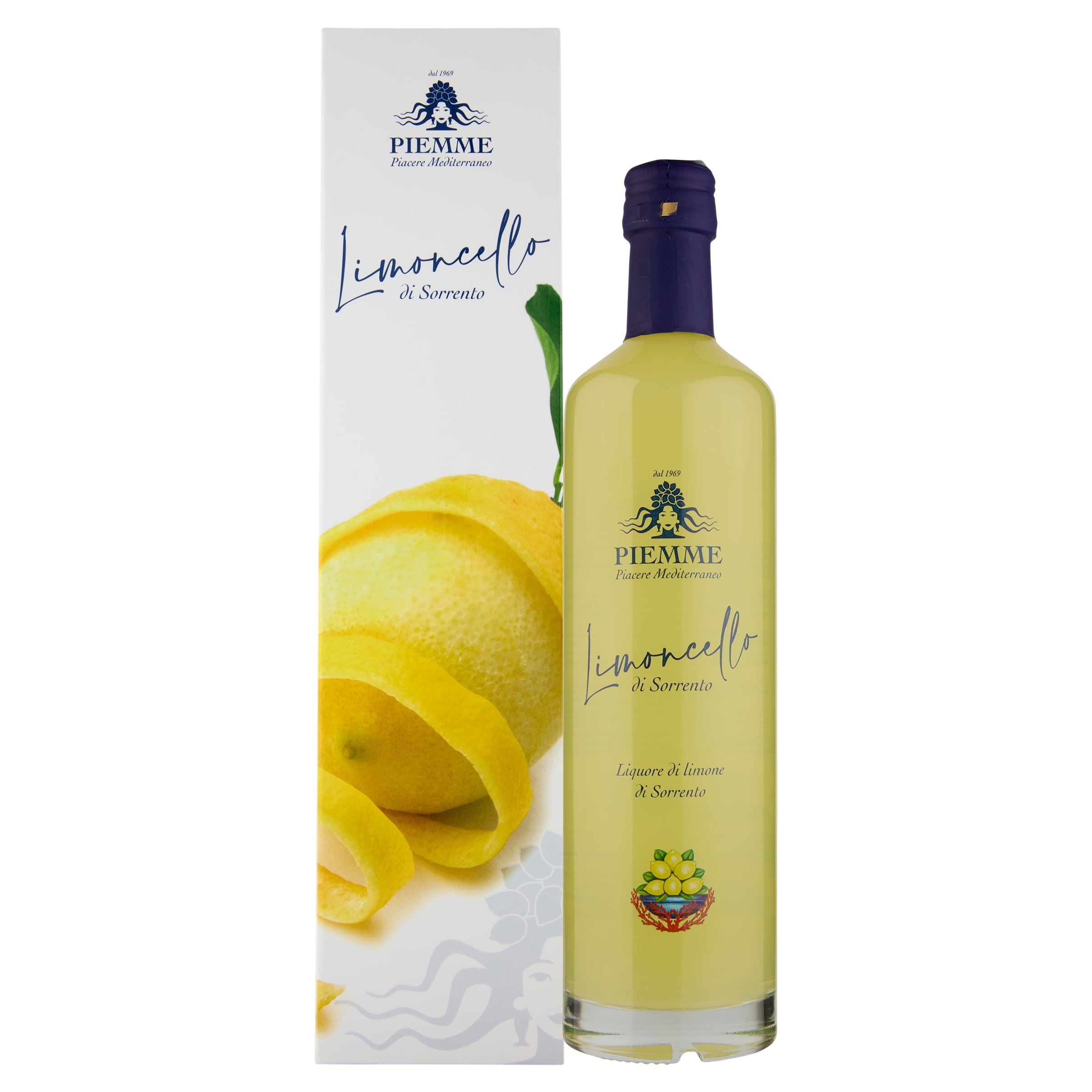 Piemme - LIMONCELLO DI SORRENTO I.G.P 70CL (LIQUEUR DE CITRON)
