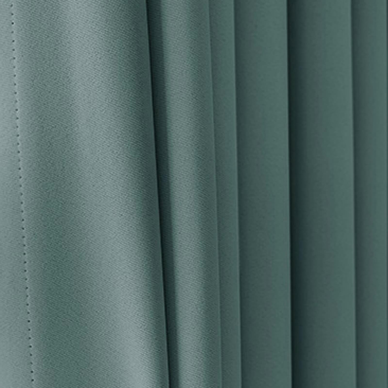 Rideaux verts de salon lot de 2 habillage de fenêtre 96x214cm pour ambiance cocooning