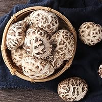 Vista 2 de Hongos Shiitake; Hongo Premium; Setas Shiitake Orgánicas Secas Micológicas,Champiñones Shiitake Premium secos (Hua gu-8.82 oz(0.55 libras))