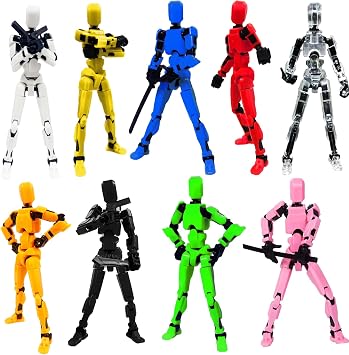 Titan13 Dummy Robot 13,3D Printed Multi-Jointed Movable Robot Action Figure,Nova 13 Figure for Collectors Desktop Decorations