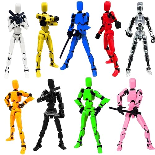 Titan 13 Action Figure, Lucky Robot 13 Action Figures, 3D