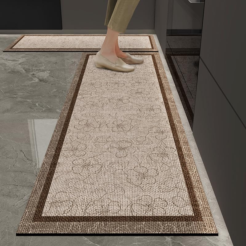 Tapis de bain antidérapant évite les glissades et sol mouillé lavable